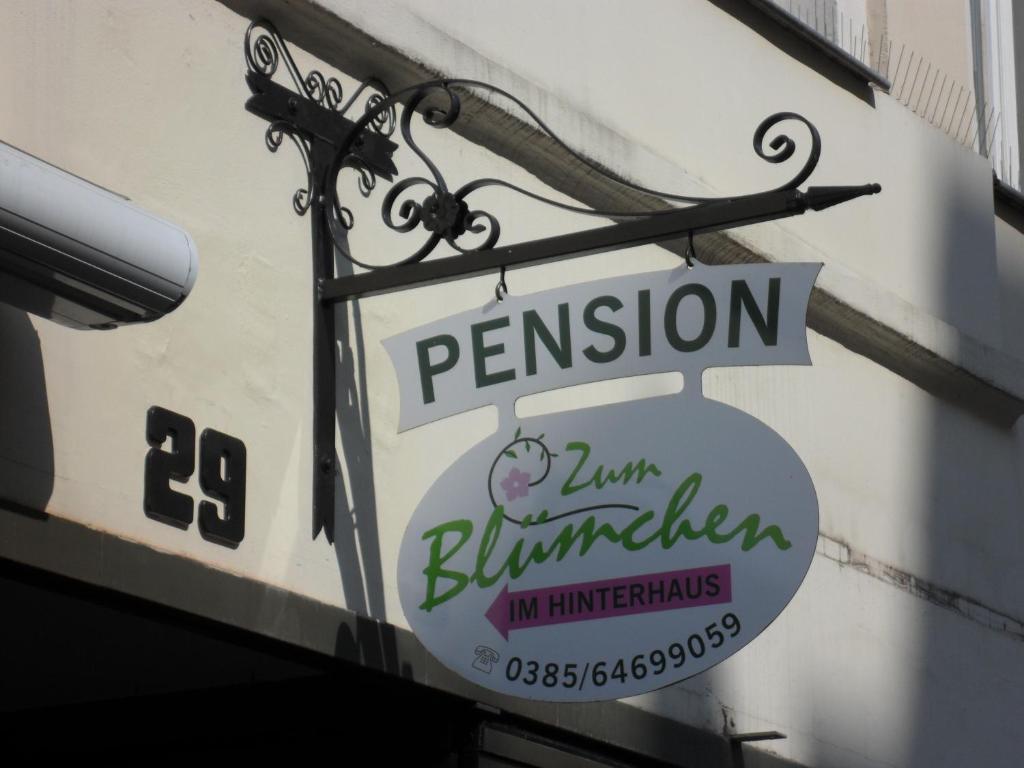 Pension Zum Blumchen Schwerin  Exteriér fotografie